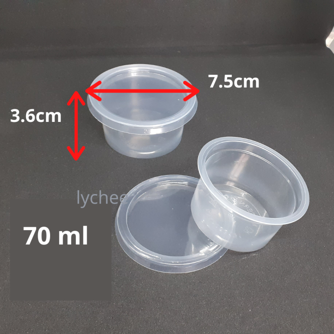 Clear Yoghurt Cups With Lids