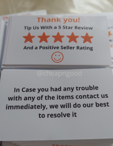 Feedback Thank you card